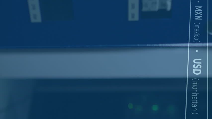 Animation of multiple charts and currency signs over data security room. Digital composite, business, report, network security, data center, economy, technology and network server concept. - Powered by Shutterstock - Get 15% off with code: PIKWIZARD15