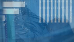 Animation of financial data processing over caucasian businessman in office. Global business, finances and digital interface concept digitally generated video. - Powered by Shutterstock - Get 15% off with code: PIKWIZARD15