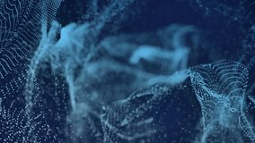 DNA strand and molecular structure animation over blue background. Science, biology, genetics, helix, research, laboratory - Powered by Shutterstock - Get 15% off with code: PIKWIZARD15