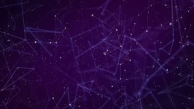 Single wireframe dropping causing cluster forming showing cycling numbers receding for data display. Futuristic, digital, abstract, data visualization, network, technological, neon - Powered by Shutterstock - Get 15% off with code: PIKWIZARD15