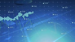On start animating candlesticks rising fluctuating, lines crisscrossing visualizing market trends. Financial data, market analysis, digital interface, technological innovation, data visualization, - Powered by Shutterstock - Get 15% off with code: PIKWIZARD15
