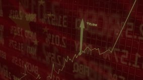 Faint dotted line appearing bottom-left climbing upward while arrows rising showing EU market surge. Finance, market, growth, analytics, data, investment, technology - Powered by Shutterstock - Get 15% off with code: PIKWIZARD15