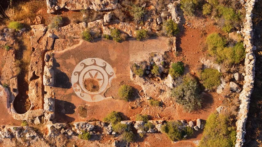 Greece Peloponnese Mani Peninsula Southernmost Point Tenaro Lighthouse Trekking and Walking to the Lighthouse Roman Bath Mosaics and Views on the Way	