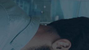 Animation of financial data processing over caucasian businessmen. global connections, data processing and digital interface concept digitally generated video. - Powered by Shutterstock - Get 15% off with code: PIKWIZARD15