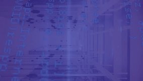 Animation of qr code with network of connections and data processing over server room. Global technology, social media and digital interface concept digitally generated video. - Powered by Shutterstock - Get 15% off with code: PIKWIZARD15