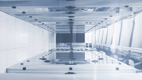Animation of mathematical equations and data processing against empty computer server room. Business data storage technology concept - Powered by Shutterstock - Get 15% off with code: PIKWIZARD15