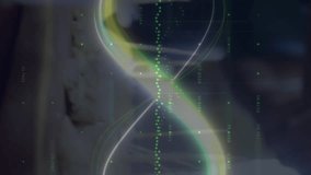 Animation of man using smartphone over orange circles. Global connections digital interface data processing concept digitally generated video. - Powered by Shutterstock - Get 15% off with code: PIKWIZARD15