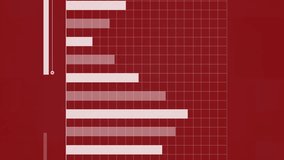 Animation of multiple changing numbers and statistical data processing against red background. Computer interface and business data technology concept - Powered by Shutterstock - Get 15% off with code: PIKWIZARD15