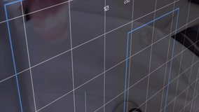 Animation of financial data processing over caucasian male doctor. Global medicine, connections, computing and data processing concept digitally generated video. - Powered by Shutterstock - Get 15% off with code: PIKWIZARD15