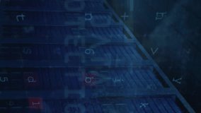 Animation of data protection text and data processing over computer servers. Global connections, computing and data processing concept digitally generated video. - Powered by Shutterstock - Get 15% off with code: PIKWIZARD15