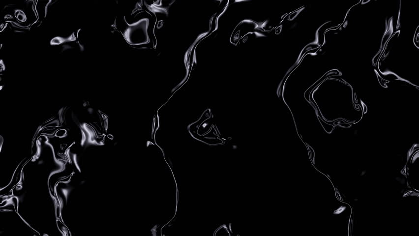 A reflective motion liquid chrome metal looping background.