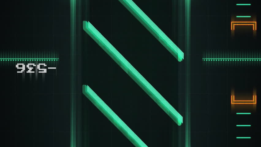 Animation of data processing over dna strand on black background. Global technology, science, computing and digital interface concept digitally generated video.