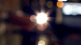 Social media notifications animation over blurred city street with car headlights. urban, traffic, communication, technology, digital, interface - Powered by Shutterstock - Get 15% off with code: PIKWIZARD15