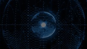 Animating global network connections and data processing over financial market charts. Technology, finance, animation, economy, analysis - Powered by Shutterstock - Get 15% off with code: PIKWIZARD15