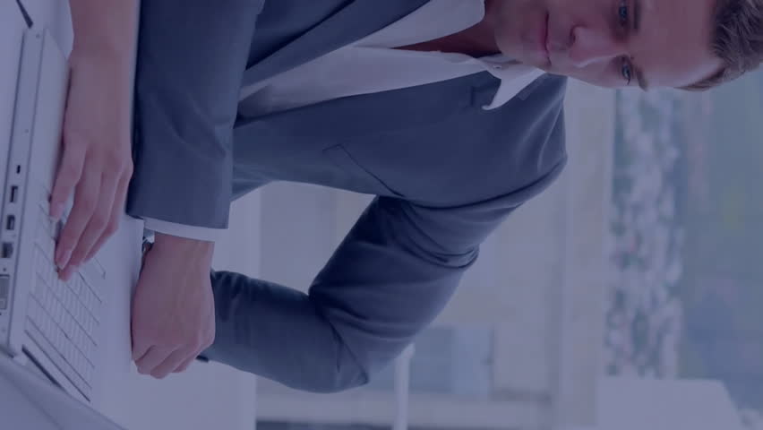 Discussing data analytics, business professionals using digital interface in meeting room. Teamwork, collaboration, digital technology, innovation, analysis, brainstorming - Powered by Shutterstock - Get 15% off with code: PIKWIZARD15