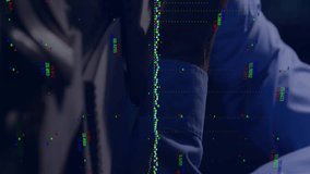 Digital globe animation over person typing on keyboard in office setting. Technology, communication, cyberspace, global, networking, innovation - Powered by Shutterstock - Get 15% off with code: PIKWIZARD15