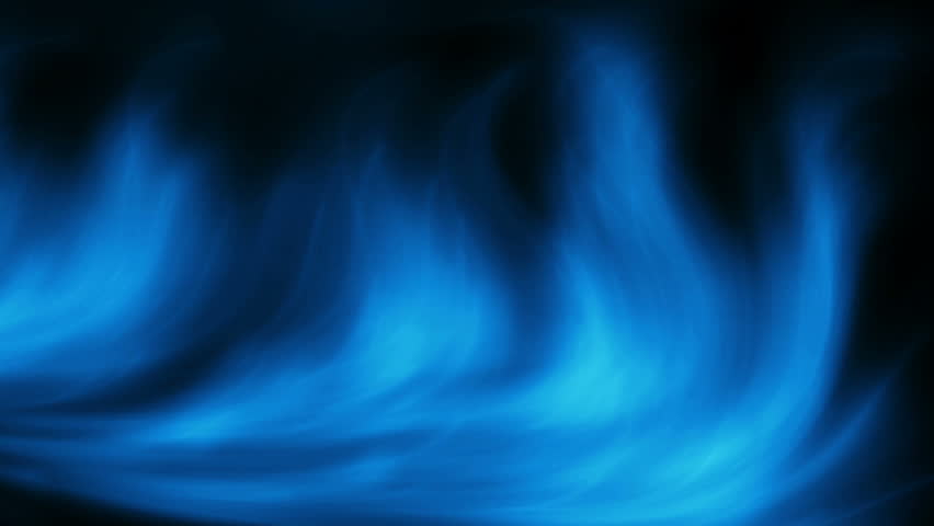 Flowing blue flames background