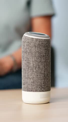 Using Smart Voice Assistant Wireless Mini Speaker