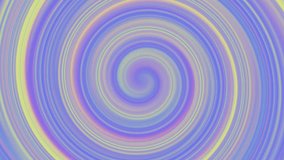 Rainbow multicolor abstract background. Pulsating spiral shape pattern. Swirling wave in yellow, peach orange, blue, light green, pink, purple, violet. Groovy lollipop texture. Hypnotic helix, vortex - Powered by Shutterstock - Get 15% off with code: PIKWIZARD15