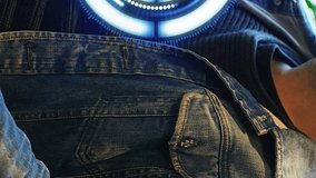 Animation of clock over businessman using tablet. Global communication technology and digital interface concept digitally generated video. - Powered by Shutterstock - Get 15% off with code: PIKWIZARD15