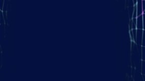 Animation of digital brain and shapes over network of connections on black background. Abstract background, light, pattern and movement concept digitally generated video. - Powered by Shutterstock - Get 15% off with code: PIKWIZARD15