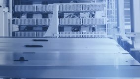 Animation of data processing and mathematical equations floating against computer server room. Computer interface and business data storage technology concept - Powered by Shutterstock - Get 15% off with code: PIKWIZARD15