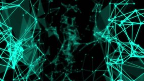 Animation of glowing network of digital icons and plexus networks against black background. Global networking and business technology concept - Powered by Shutterstock - Get 15% off with code: PIKWIZARD15