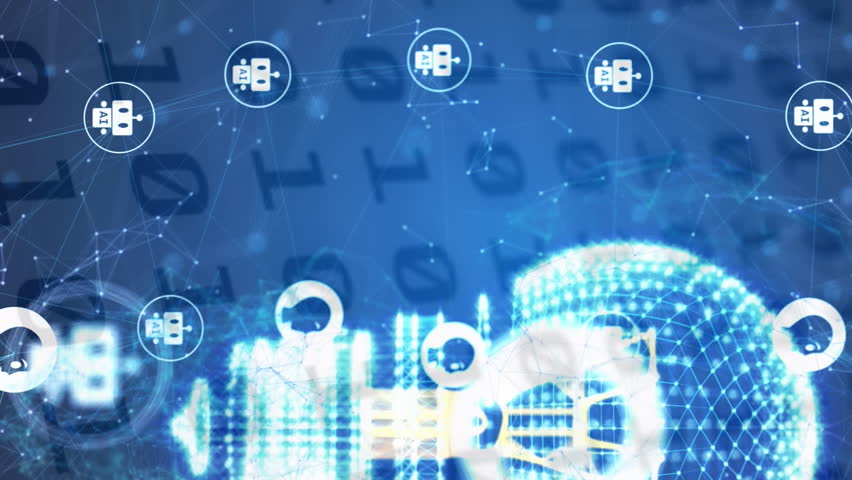 Animation of digital icons spinning over electric bulb against binary coding data processing. Global networking and business technology concept - Powered by Shutterstock - Get 15% off with code: PIKWIZARD15