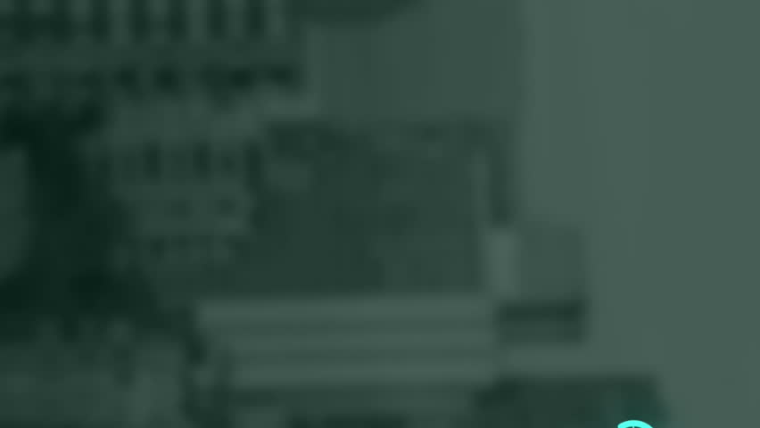 Animation of globes of digital icons spinning against aerial view of cityscape. Global networking and business technology concept - Powered by Shutterstock - Get 15% off with code: PIKWIZARD15