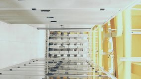 Animation of icons over diverse coworkers discussing while walking in corridor of data server room. Digital composite, multiple exposure, medical, data center, networking, teamwork and technology. - Powered by Shutterstock - Get 15% off with code: PIKWIZARD15