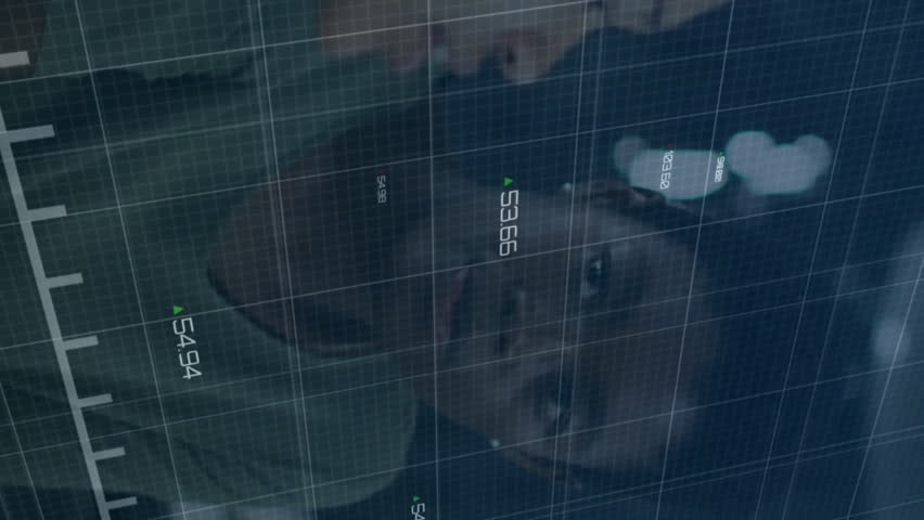 Animation of green line and financial data processing over diverse business people in office. Global finance, business, connections, computing and data processing concept digitally generated video. - Powered by Shutterstock - Get 15% off with code: PIKWIZARD15