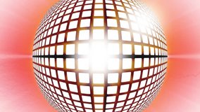 Rotating disco ball with confetti animation over pink background. Party, celebration, dance, sparkle, glitter, vibrant - Powered by Shutterstock - Get 15% off with code: PIKWIZARD15