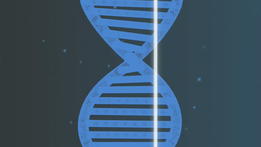 DNA strand and coding data processing animation over dark background. Genetics, biotechnology, bioinformatics, molecular, sequence, genome - Powered by Shutterstock - Get 15% off with code: PIKWIZARD15
