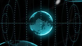 Digital globe and network connections animation over futuristic data visualization. Technology, connectivity, innovation, communication, future, global - Powered by Shutterstock - Get 15% off with code: PIKWIZARD15