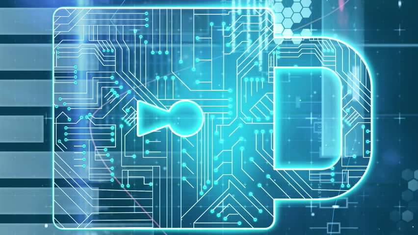 Animation of online security padlock, scope scanning and data processing. digital interface, global technology, connection and communication concept digitally generated video. - Powered by Shutterstock - Get 15% off with code: PIKWIZARD15