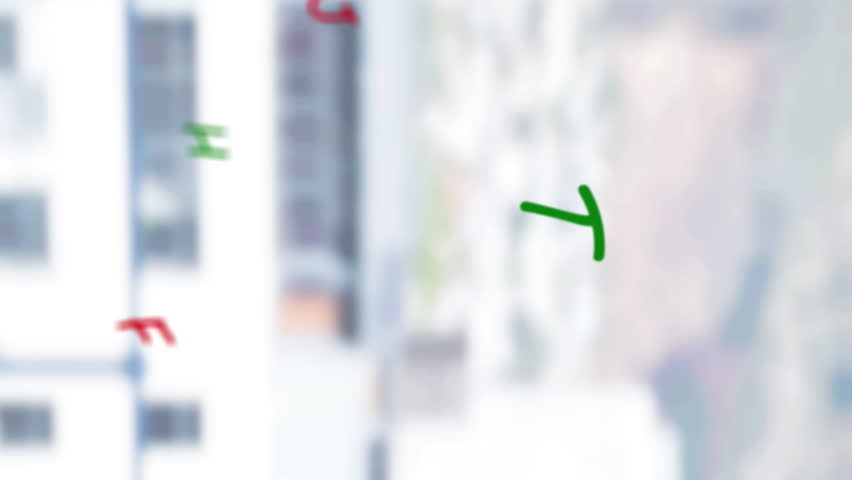 Animation of falling letters over cityscape. global business, finances, digital interface and connections concept digitally generated video. - Powered by Shutterstock - Get 15% off with code: PIKWIZARD15