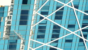 Animation of emoji icons with texts over cityscape. Social media, communication and digital interface concept digitally generated video. - Powered by Shutterstock - Get 15% off with code: PIKWIZARD15