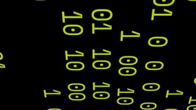 Animation of binary coding data processing and statistics over black background. Global business, finance, computing and data processing concept digitally generated video. - Powered by Shutterstock - Get 15% off with code: PIKWIZARD15
