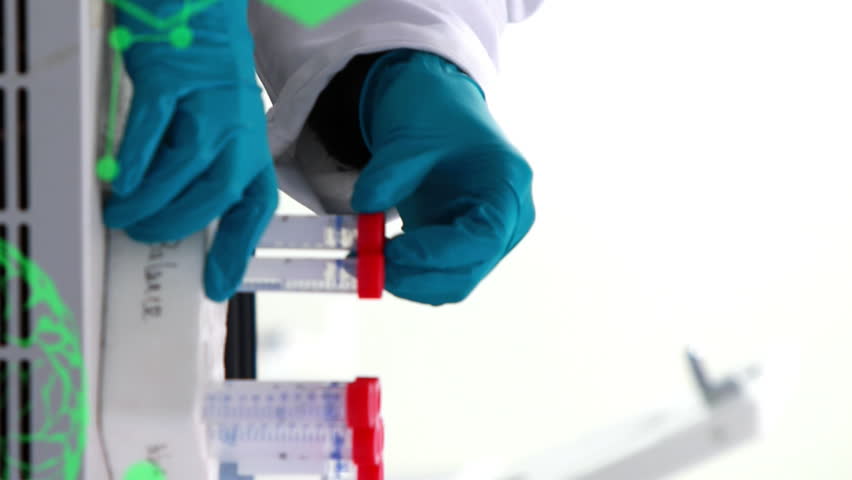 Animation of chemical formulas and data processing over caucasian male lab worker with samples. medicine, health and technology concept digitally generated video. - Powered by Shutterstock - Get 15% off with code: PIKWIZARD15