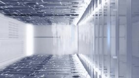 Animation of data processing and world map over computer servers. Global finance, business, connections, computing and data processing concept digitally generated video. - Powered by Shutterstock - Get 15% off with code: PIKWIZARD15