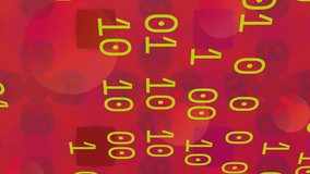 Animation of data processing and shapes on red background. Global technology, computing and digital interface concept digitally generated video. - Powered by Shutterstock - Get 15% off with code: PIKWIZARD15