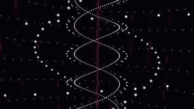 Animation of digital interface screen with programming language and spiral patterns moving in loop. Hologram, digitally generated, coding, infographic, futuristic and technology concept. - Powered by Shutterstock - Get 15% off with code: PIKWIZARD15