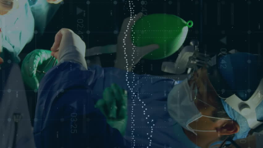 Animation of data processing over business people using phone headsets. Coronavirus pandemic concept generated image. - Powered by Shutterstock - Get 15% off with code: PIKWIZARD15