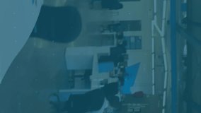 This video shows financial data being processed over businesspeople in an office setting. Statistics and financial icons are also shown in the animation. - Powered by Shutterstock - Get 15% off with code: PIKWIZARD15