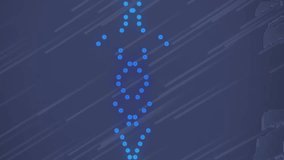 Animation of moving columns over light trails on black background. Global technology, computing and digital interface concept, digitally generated video. - Powered by Shutterstock - Get 15% off with code: PIKWIZARD15