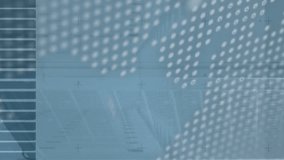 A digitally generated animation of financial data processing and a globe against a white background. Global connections technology data processing and digital interface concept digitally generated - Powered by Shutterstock - Get 15% off with code: PIKWIZARD15