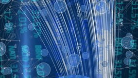 Animation of financial data processing and social media icons over globe. global business, finances, data processing and digital interface concept digitally generated video. - Powered by Shutterstock - Get 15% off with code: PIKWIZARD15