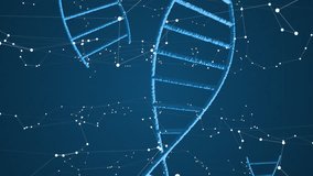 Animation of dna strands, screens with data processing. Global science, research, computing and data processing concept digitally generated video. - Powered by Shutterstock - Get 15% off with code: PIKWIZARD15