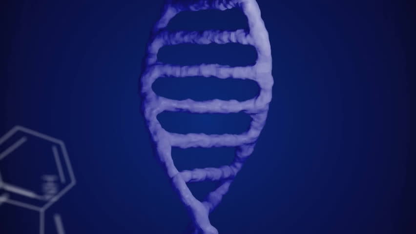Animation of dna strand and scientific data processing. Global science, connections, computing and data processing concept digitally generated video. - Powered by Shutterstock - Get 15% off with code: PIKWIZARD15