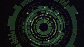 Animation of network of connections over scope scanning and hacked text. Business, technology and digital interface concept digitally generated video. - Powered by Shutterstock - Get 15% off with code: PIKWIZARD15